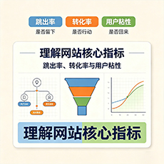 新乡建站-理解网站核心指标:跳出率、转化率与用户粘性