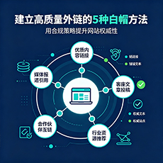 新乡建站-建立高质量外链的5种白帽方法